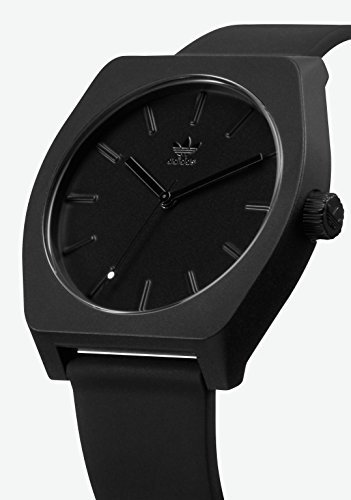 adidas Herrenuhren Process_Sp1.Silicone Strap, 20 Mm Breite (0,38 Mm) All Black - 3