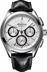 Alpina Alpiner Herren-Armbanduhr 44mm Schwarz Schweizer Automatik AL-760SB5AQ6 - 1