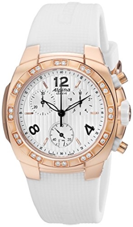 ALPINA Avalanche Damen DIAMANTEN 36MM Chronograph SAPHIRGLAS Uhr AL350LWWW2AD4 - 1