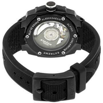 Alpina Avalanche Extreme schwarz Zifferblatt Silikonband Herren-Armbanduhr al650lbbb3fbae6 - 2
