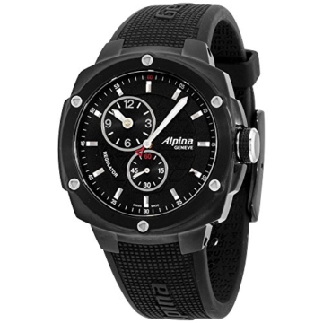 Alpina Avalanche Extreme schwarz Zifferblatt Silikonband Herren-Armbanduhr al650lbbb3fbae6 - 1