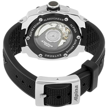 Alpina Avalanche Extreme Silber Zifferblatt Silikon Strap Herren-Armbanduhr al650lsss3ae6 - 2