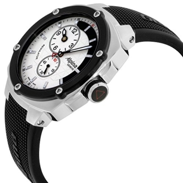 Alpina Avalanche Extreme Silber Zifferblatt Silikon Strap Herren-Armbanduhr al650lsss3ae6 - 3