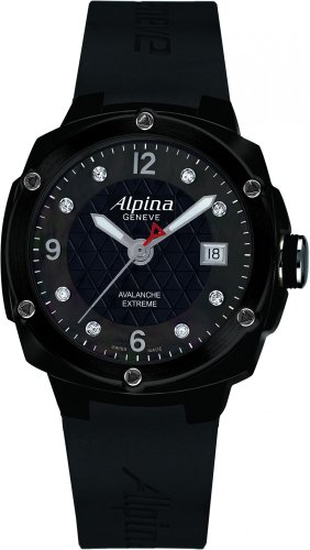 Alpina Geneve Avalance Extreme Ceramic AL-240MPBD3FBAEC6 Sportliche Damenuhr mit echten Diamanten - 1