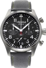 Alpina Geneve Startimer Pilot Herrenchronograph Fliegeruhr - 1