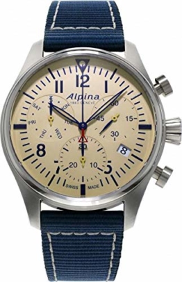 Alpina Geneve Startimer Pilot Quartz Chronograph AL-371BG4S6 Herrenchronograph - 1