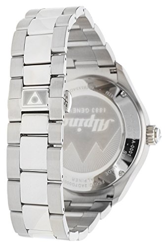 Alpina Herren Analog Quarz Uhr mit Edelstahl Armband AL-285S5AQ6B - 3