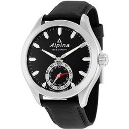 Alpina Herren Analog Quarz Uhr mit Leder Armband AL-285BS5AQ6 - 1