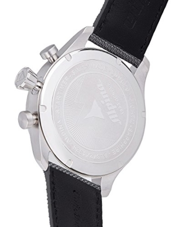 Alpina Herren Chronograph Quarz Uhr mit Leder Armband AL-372B4S6 - 4
