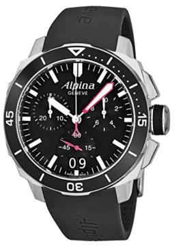 Alpina Herren Chronograph Quarz Uhr mit Leder Armband AL-372LBG4V6 - 1