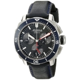 Alpina Herren Chronograph Quarz Uhr mit Leder Armband AL-372LBN4V6 - 1