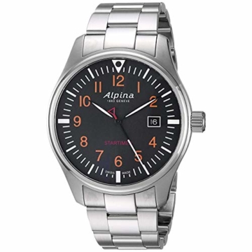 Alpina Startimer Pilot Herren-Armbanduhr 42mm Schweizer Quarz AL-240N4S6B - 1