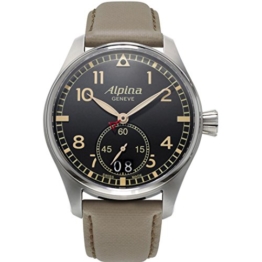 ALPINA STARTIMER Pilot Herren-Armbanduhr 44MM Batterie AL-280BGR4S6 - 1