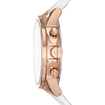 Armani Exchange Damen Chronograph Quarz Uhr mit Leder Armband AX4364 - 2