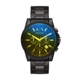 Armani Exchange Herren Chronograph Quarz Uhr mit Edelstahl Armband AX2513 - 1