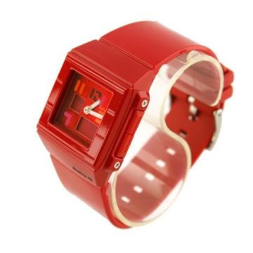 Baby-G World Time Chronograph Red Dial Damenuhr # BGA200PD-4B - 2