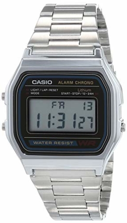 Casio A158WEA-1EF Retro Uhr Digital - 1