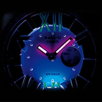 Casio Baby-G Neon Illuminator Casio Damen Reloj BGA-161-3B - 5