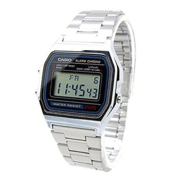 Casio Collection A158WA-1DF Unisex Chronograph - 1