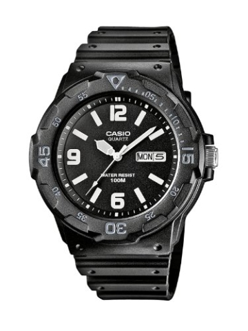 Casio Collection Herren-Armbanduhr MRW 200H 1B2VEF, schwarz/Schwarz - 1