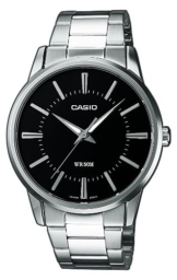 Casio Collection Herren Armbanduhr MTP-1303PD-1AVEF, schwarz - 1