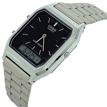 Casio Collection Unisex Retro Armbanduhr AQ-230A-1DMQYES - 4