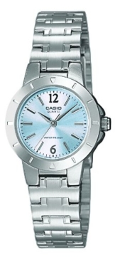 Casio Damen Analog Quarz mit Edelstahl Armbanduhr LTP 1177PA 2A - 1