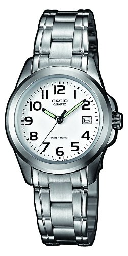 Casio Damen Analog Quarz mit Edelstahl Armbanduhr LTP 1259PD 7B - 1