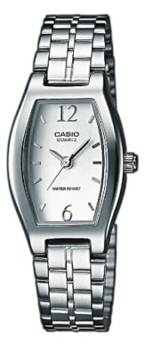 Casio Damen Analog Quarz mit Edelstahl Armbanduhr LTP 1281PD 7A - 1