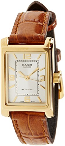 Casio Damen Analog Quarz mit Leder Armbanduhr LTP1234PGL7A - 1