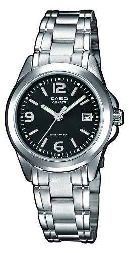 Casio Damen Analog Quarz Uhr mit Edelstahl Armband LTP-1259PD-1A - 1