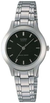 CASIO Damen-Armbanduhr Analog Quarz Edelstahl LTP-1128A-1A - 1