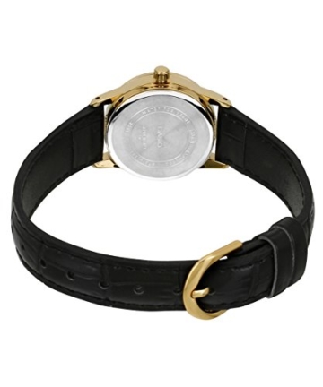CASIO Damen-Armbanduhr Analog Quarz Leder LTP-V002GL-7 - 2