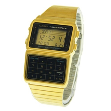 Casio DBC611G-1D Casio Digitalarmbanduhr, goldfarben und schwarz, Einheitsgröße - 1