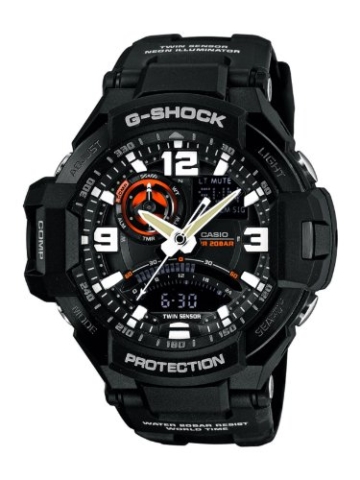 Casio Herren Analog Quarz mit Resin Armbanduhr GA 1000 1AER - 1