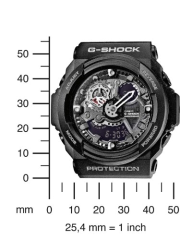 Casio Herren-Armbanduhr XL G-Shock Analog - Digital Quarz Resin GA-300-1AER - 4