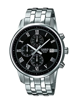 Casio Herren Chronograph Quarz Uhr mit Edelstahl Armband BEM-511D-1AVEF - 1