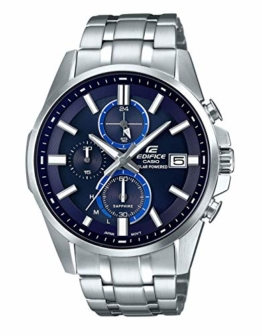 Casio Herren Chronograph Quarz Uhr mit Edelstahl Armband EFB-560SBD-2AVUER - 1