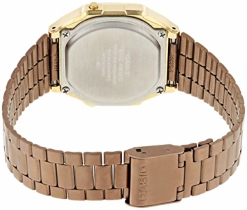 Casio Unisex Erwachsene Digital Quarz Uhr mit Edelstahl Armband A168WECM-5EF - 2