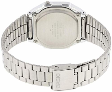Casio Unisex Erwachsene Digital Quarz Uhr mit Edelstahl Armband A168WEM-1EF - 2