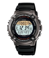 Casio W-S200H-1A Herren-Armbanduhr, automatisch, digital, Armband aus schwarzem Kunstharz - 1