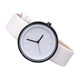 Damen Armbanduhr Neue Mode-Trend großes Gesicht Uhr für Damen und Mädchen, rosa, schwarz, blau, grün, orange, rot, weiß - Watch LANSKIRT (❤️Weiß) - 1