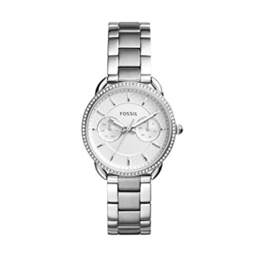 Fossil Damen Analog Quarz Uhr mit Edelstahl Armband ES4262 - 1