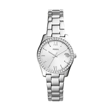 Fossil Damen Analog Quarz Uhr mit Edelstahl Armband ES4317 - 1