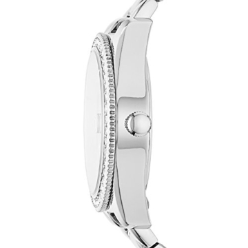 Fossil Damen Analog Quarz Uhr mit Edelstahl Armband ES4317 - 2