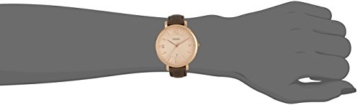 Fossil Damen Analog Quarz Uhr mit Leder Armband ES3707 - 5