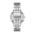 Fossil Damen Hybrid Smartwatch Q Gazer - Edelstahl - Silber – Elegante analoge Damenuhr mit vielen Smartfunktionen & bestückt mit glitzernden Steinchen – Für Android & iOS - 3