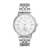 Fossil Damen Hybrid Smartwatch Q Gazer - Edelstahl - Silber – Elegante analoge Damenuhr mit vielen Smartfunktionen & bestückt mit glitzernden Steinchen – Für Android & iOS - 1