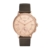 Fossil Damen Hybrid Smartwatch Q Gazer - Leder - Grau – Elegante analoge Damenuhr im Vintage Design mit vielen Smartfunktionen & glitzernden Steinchen – Für Android & iOS - 1