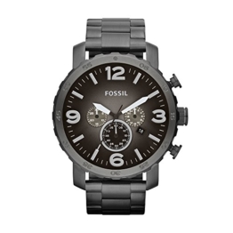 Fossil Herren Analog Quarz Uhr mit Edelstahl Armband JR1437 - 1